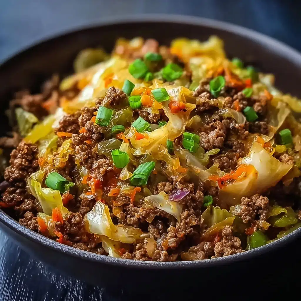 Ground Beef and Cabbage Skillet Recipe - Recipe Image