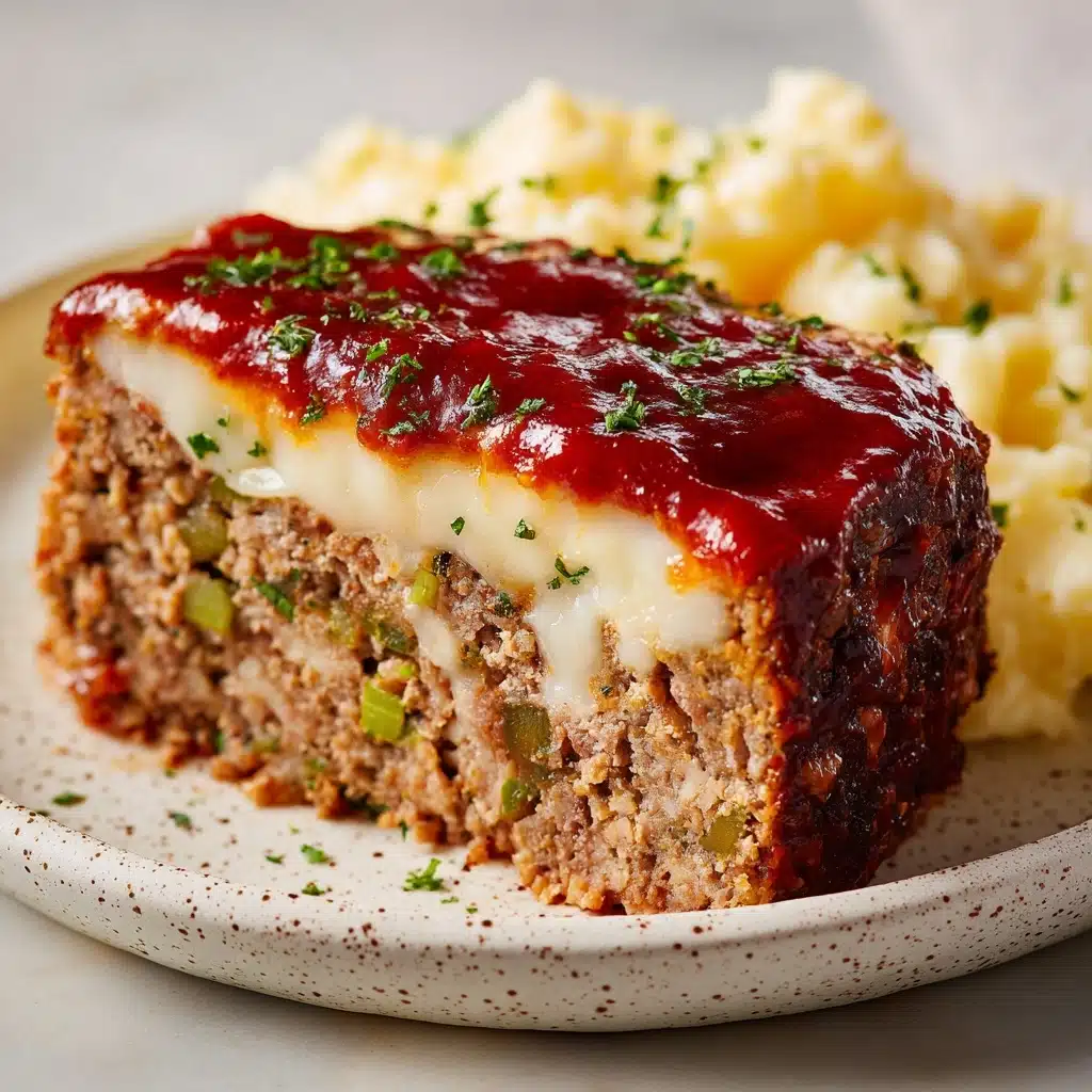 Stuffed Italian Meatloaf Recipe - Recipe Image