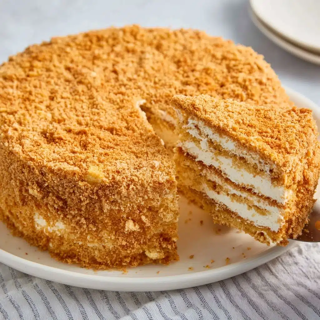 Russian Honey Cake Recipe (Medovik) Recipe - Recipe Image