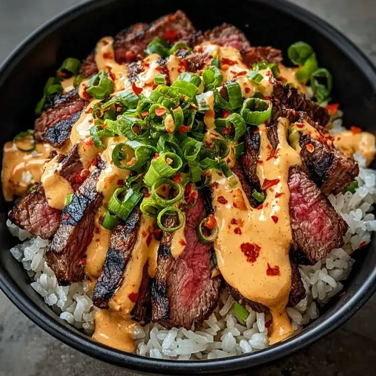 Korean BBQ Steak Bowls Recipe
