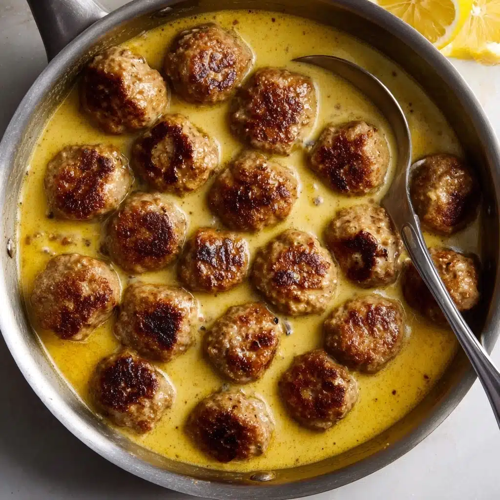 Keftedes In Lemon Sauce Recipe - Recipe Image