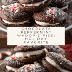 Chocolate Peppermint Whoopie Pies Recipe