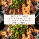 Korean BBQ Steak Bowls Recipe