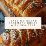 No-Knead Rosemary Sea Salt Bread – So Easy Recipe
