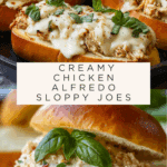 Chicken Alfredo Sloppy Joes Recipe
