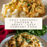 Easy Crockpot Chicken and Gravy Recipe
