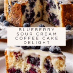 Blueberry Sour Cream Coffee Cake Recipe