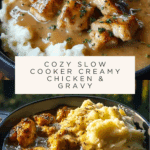 Slow Cooker Creamy Chicken & Gravy Recipe