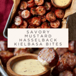 Mustard Hasselback Kielbasa Bites Recipe