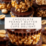 Chocolate Peanut Butter Rice Krispie Cups Recipe