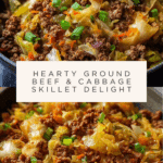Ground Beef and Cabbage Skillet Recipe