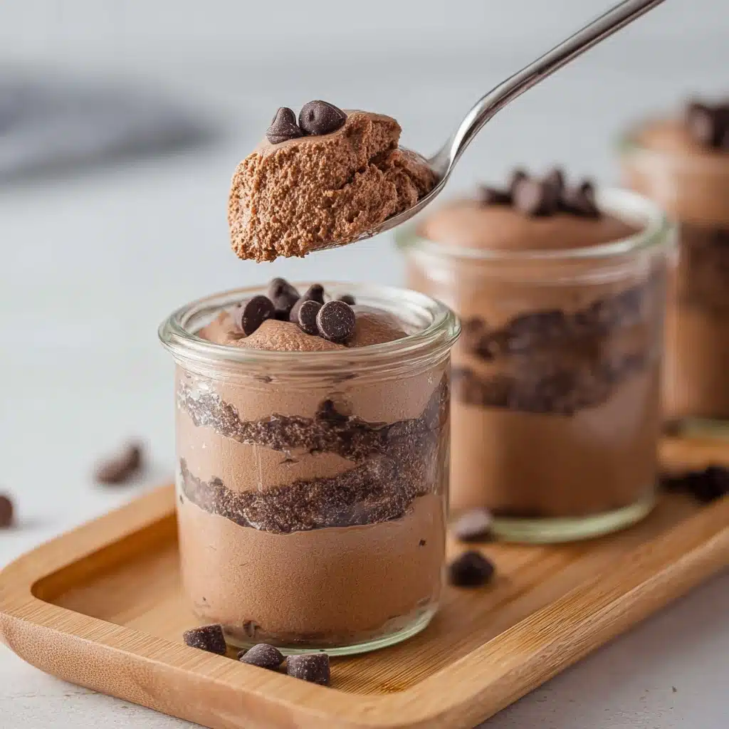 Chocolate Cottage Cheese Mousse Pudding Recipe