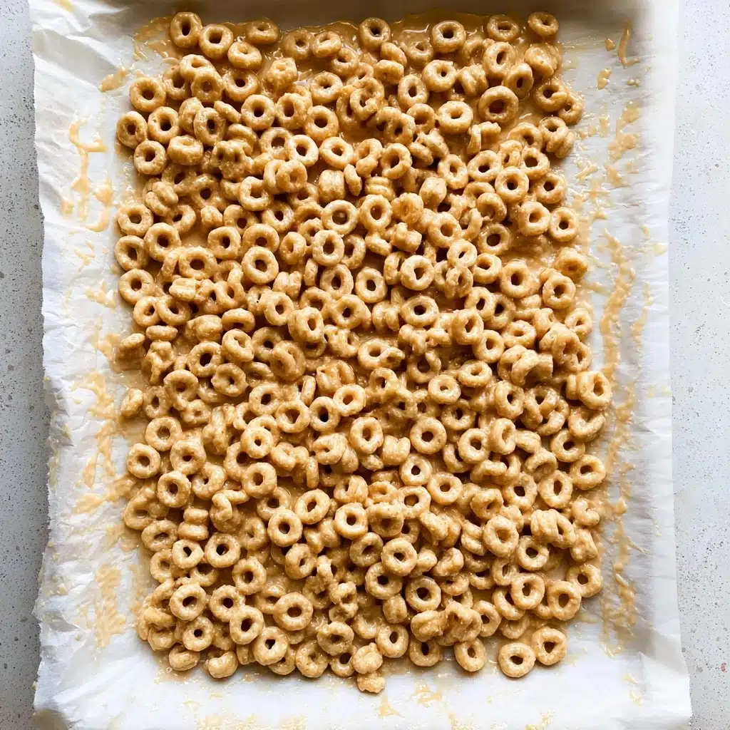 Peanut Butter Cheerio Bars Recipe - Recipe Image
