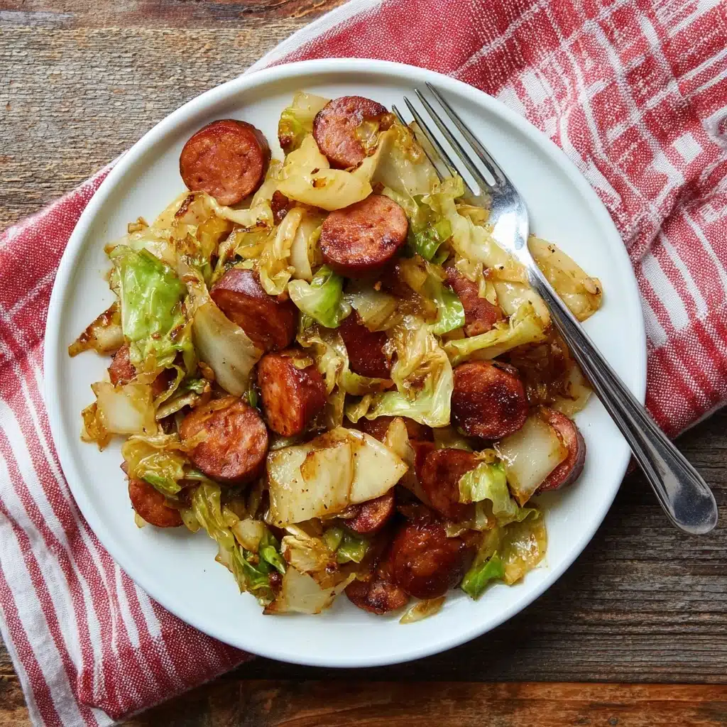 Easy Sausage and Cabbage Stir Fry (30-Minutes) Recipe - Recipe Image