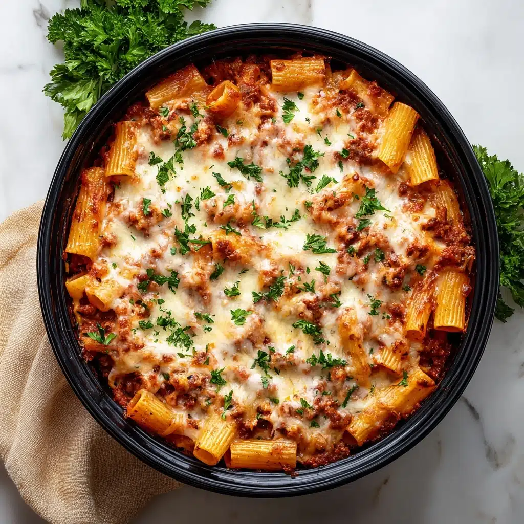 Crockpot Baked Ziti Recipe - Recipe Image