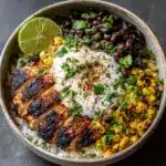 Street Corn Chicken Rice Bowl Recipe