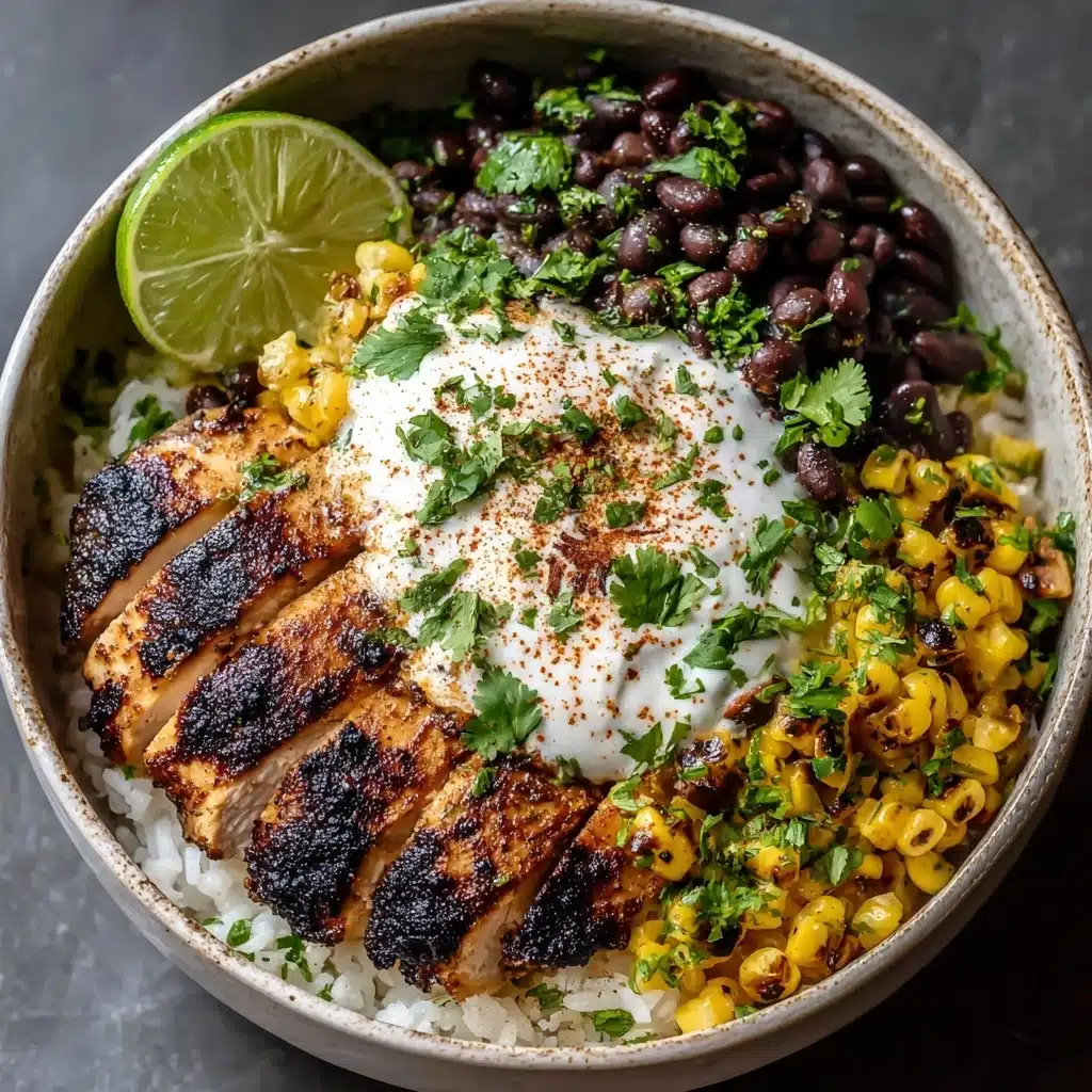 Street Corn Chicken Rice Bowl Recipe
