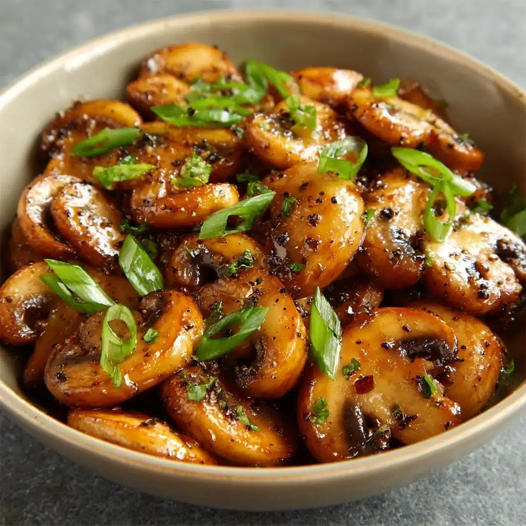 Black Pepper Chicken with Mushrooms Recipe