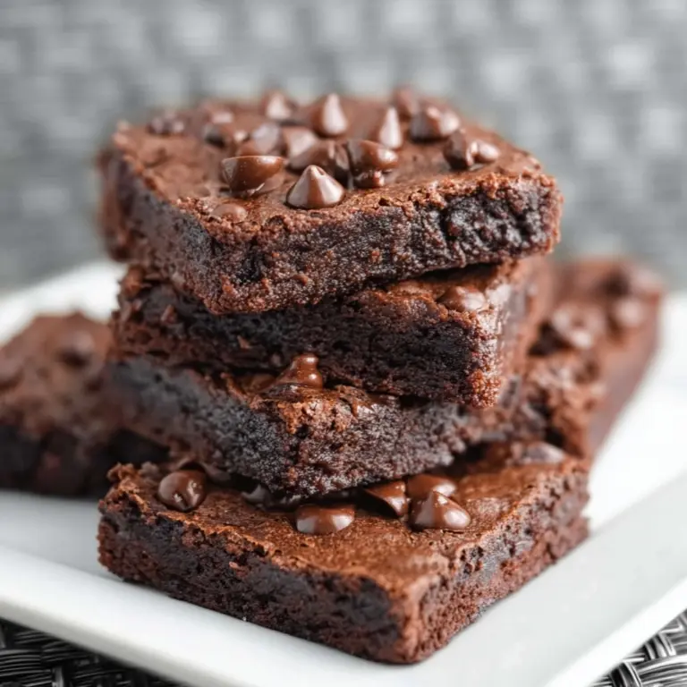 Easy Zero Sugar Brownies with Greek Yogurt Recipe