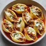 Beef-Stuffed Shells with Creamy Ricotta Filling Recipe