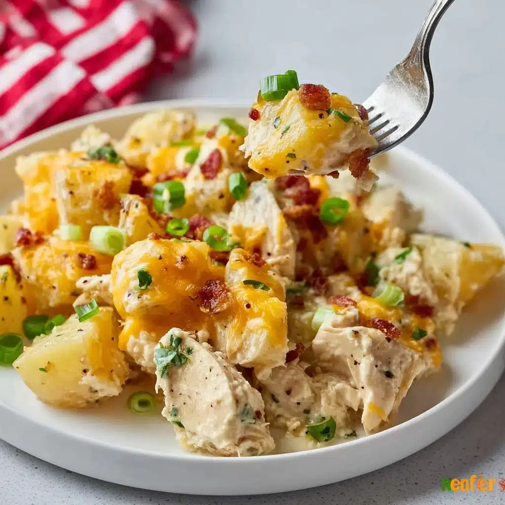 LOADED POTATO RANCH CHICKEN CASSEROLE Recipe