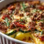 Ground Turkey Zucchini Casserole – Healthy Comfort Food Recipe