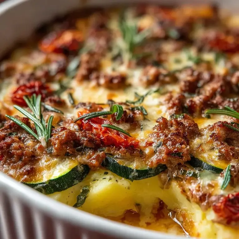 Ground Turkey Zucchini Casserole – Healthy Comfort Food Recipe