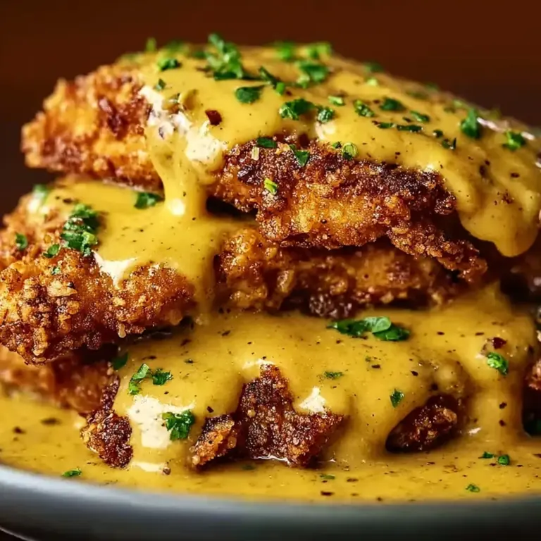 Pretzel Chicken with Mustard-Cheddar Sauce: Recipe