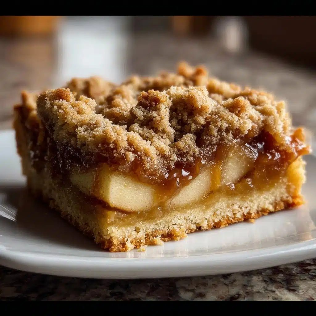 Salted Caramel Apple Crumble Bars Fall Treat Recipe