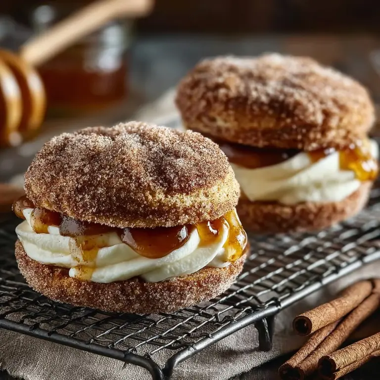 Apple Cider Whoopie Pie Cookies with Caramel Recipe