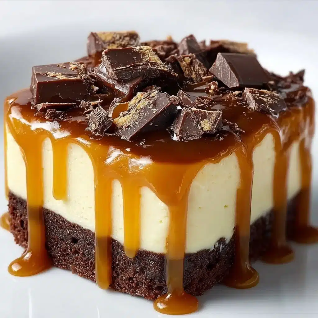 Caramel Brownie Cheesecake Recipe - Recipe Image