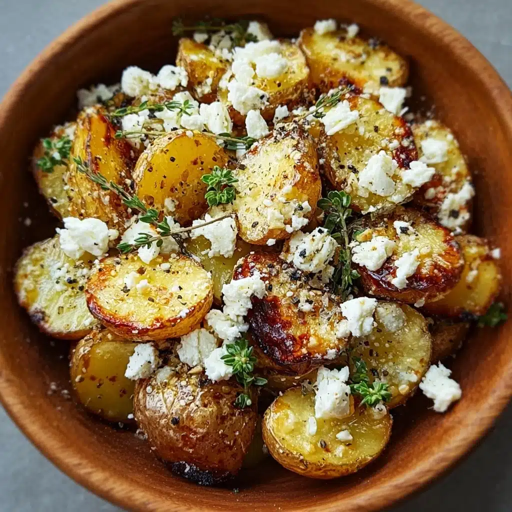 Healthy Baked Feta Potatoes Recipe