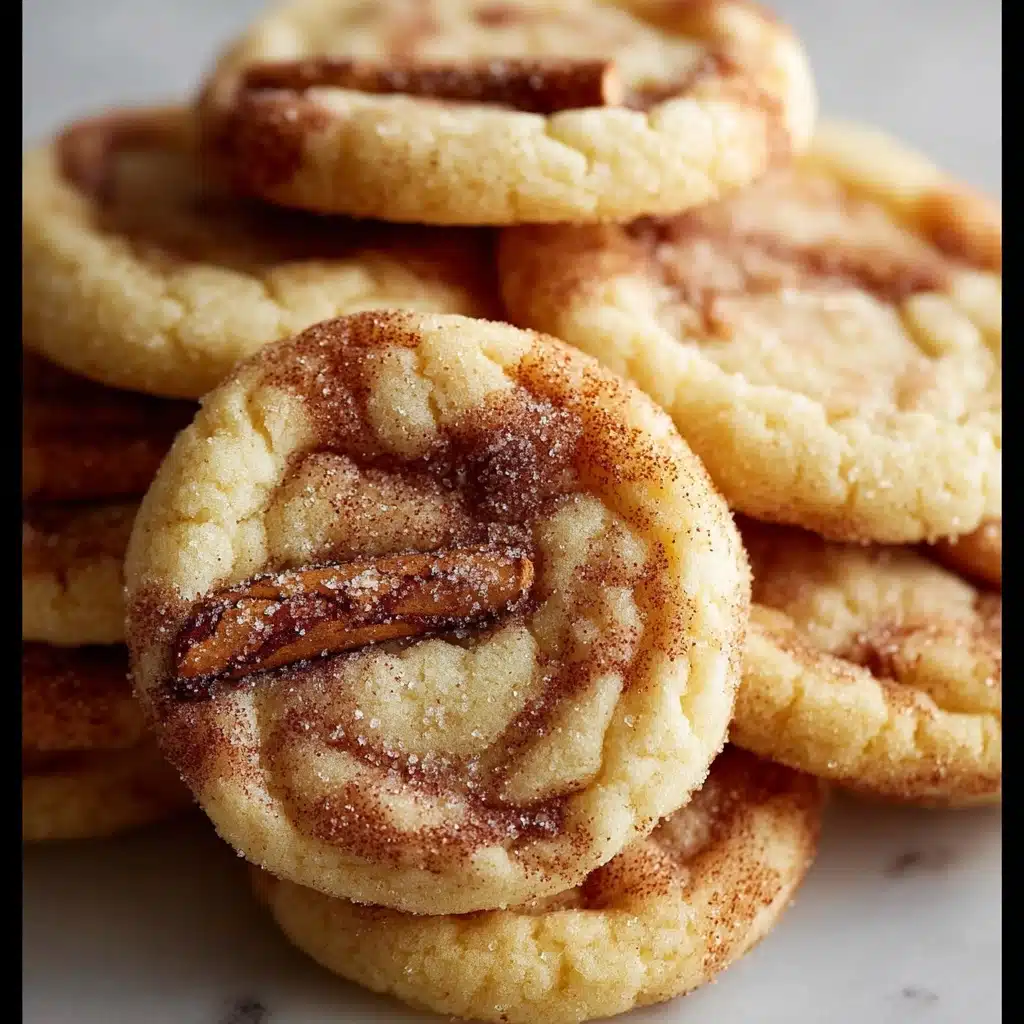Soft and Chewy Cinnamon Roll Sugar Cookies Recipe - Recipe Image