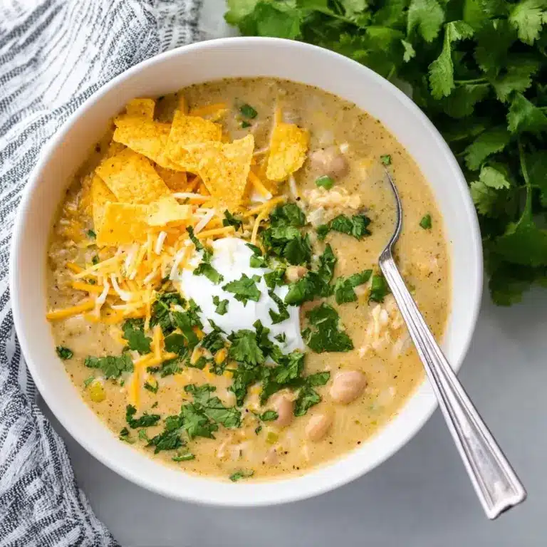 Green Chile Chicken Enchilada Soup Recipe