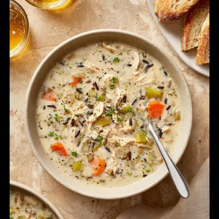 Crockpot Chicken Wild Rice Soup Recipe