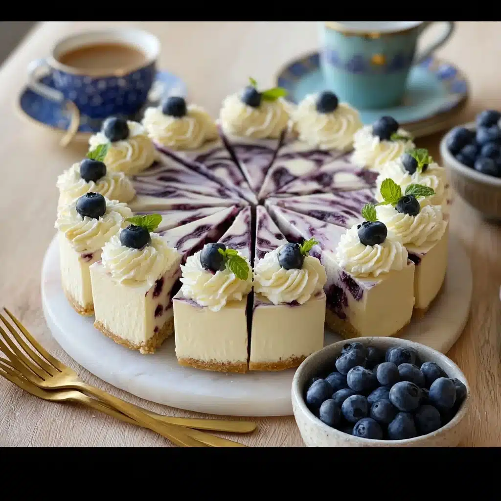 No Bake Blueberry Pie Recipe - Recipe Image
