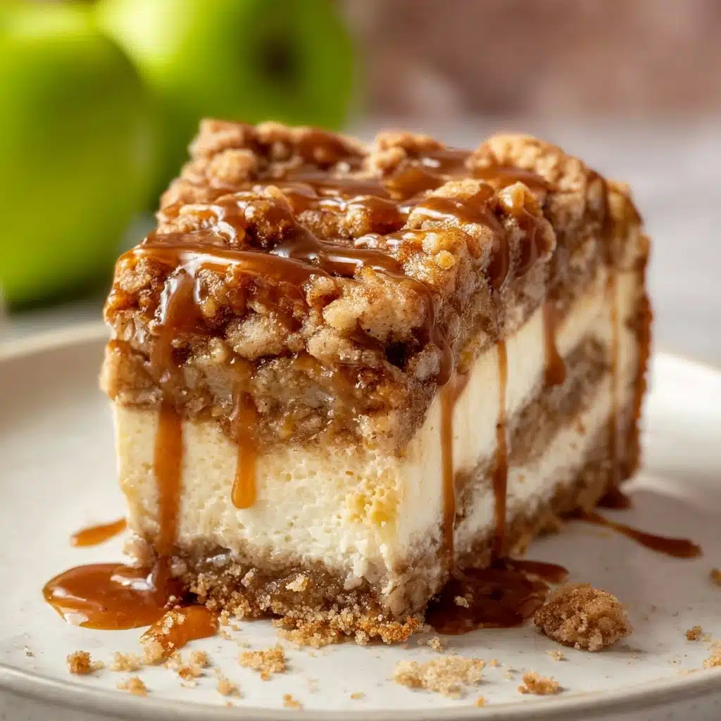 Apple Crumble Cheesecake Recipe - Recipe Image