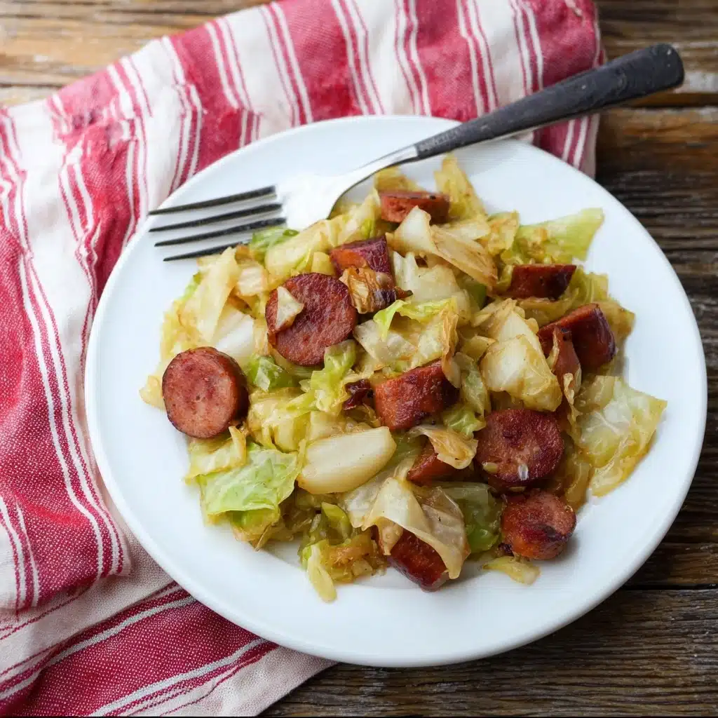 Easy Sausage and Cabbage Stir Fry (30-Minutes) Recipe