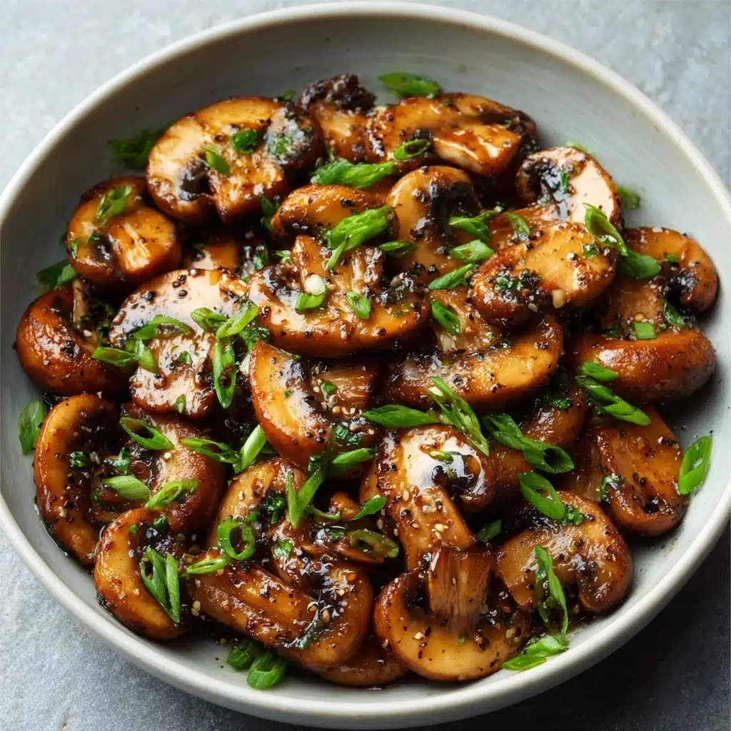 Black Pepper Chicken with Mushrooms Recipe - Recipe Image