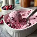 Easy Memorial Day Berry Frozen Yogurt Recipe