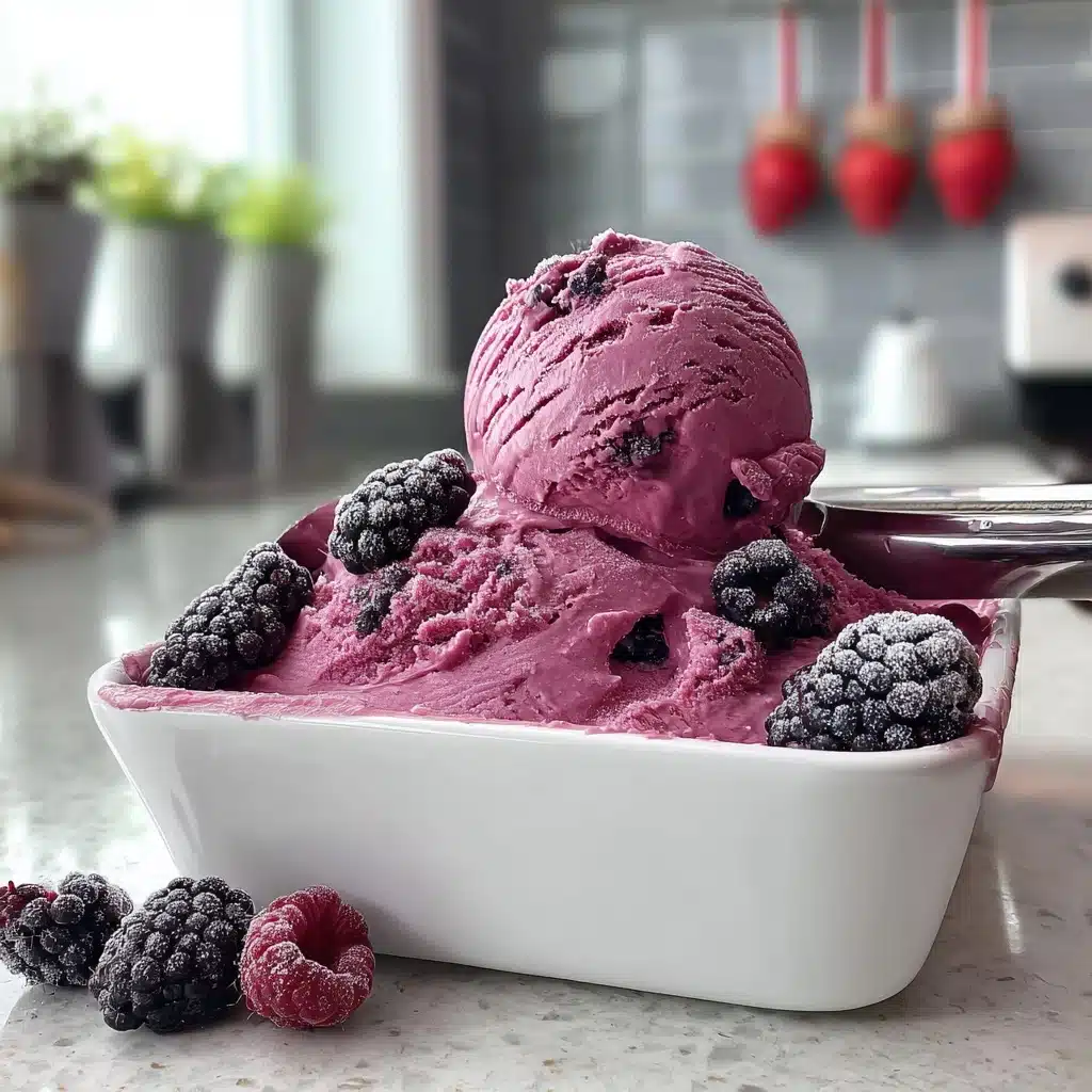 Easy Memorial Day Berry Frozen Yogurt Recipe - Recipe Image