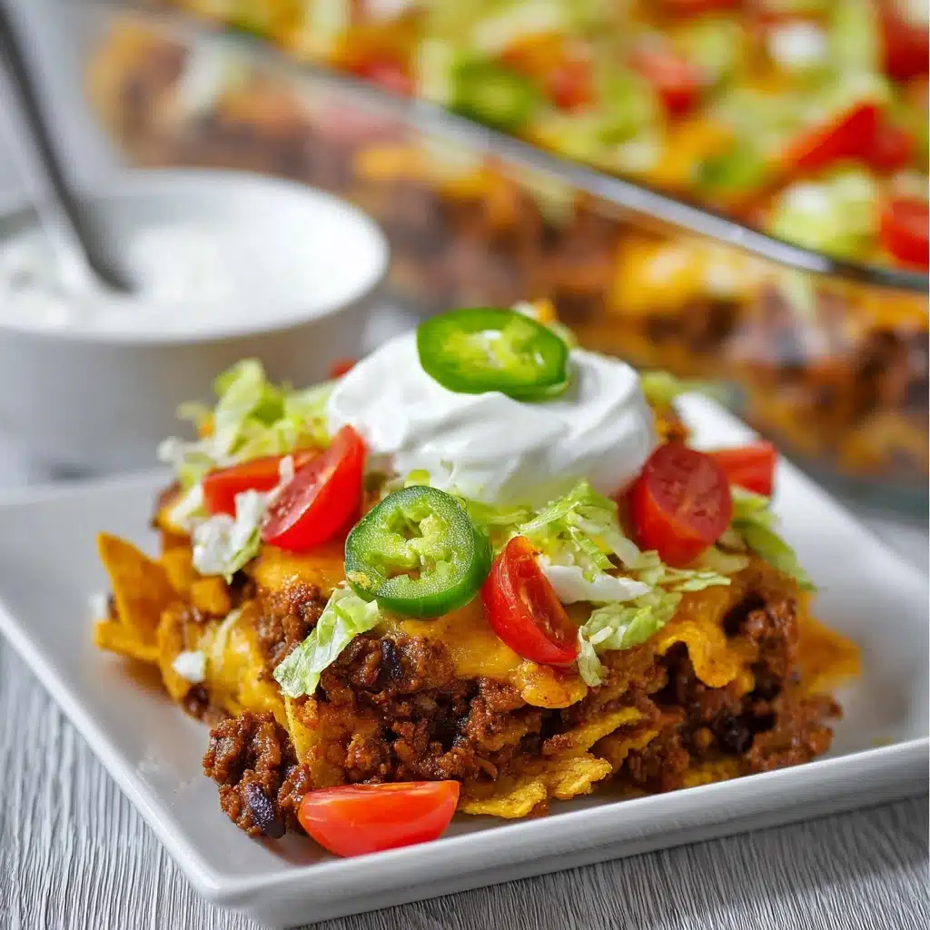 Walking Taco Casserole Recipe - Recipe Image