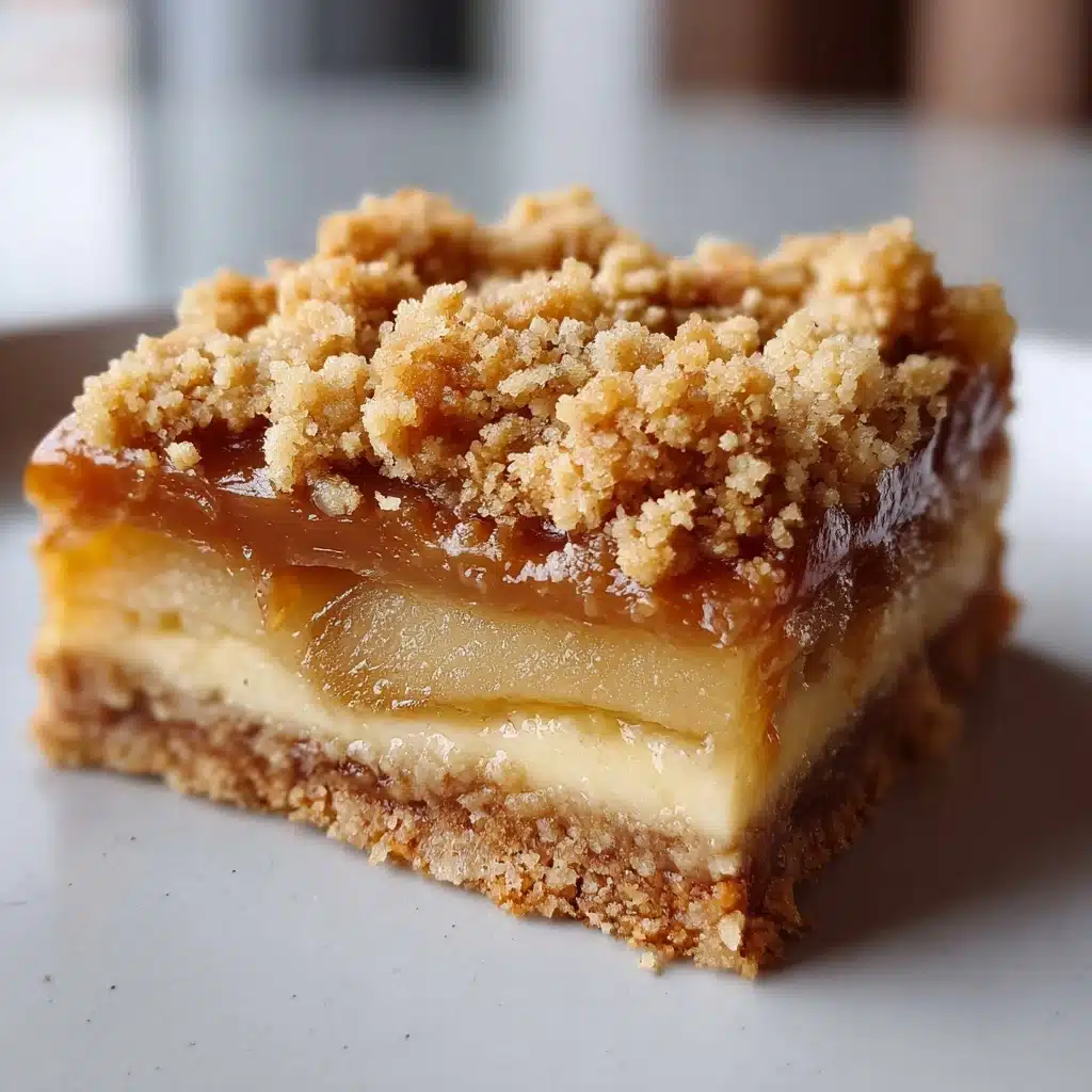 Salted Caramel Apple Crumble Bars Fall Treat Recipe - Recipe Image