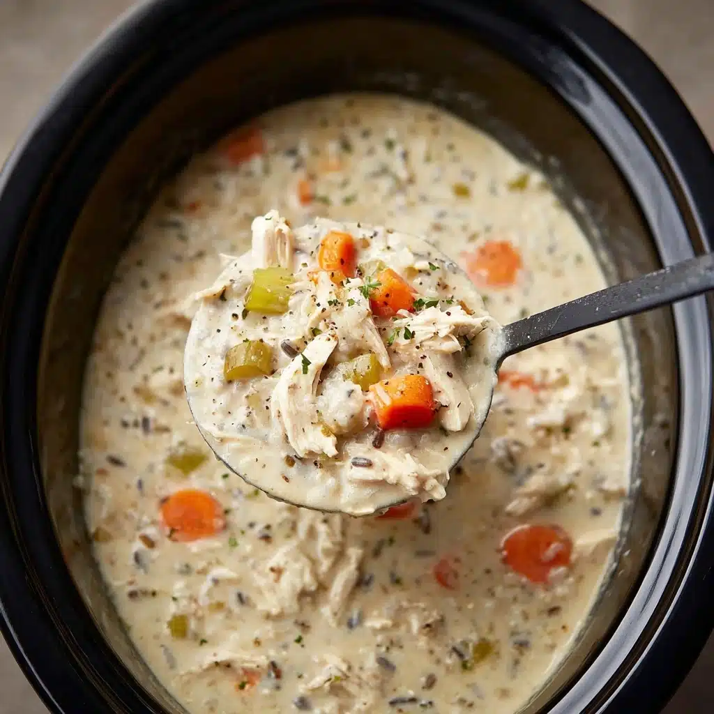 Crockpot Chicken Wild Rice Soup Recipe - Recipe Image