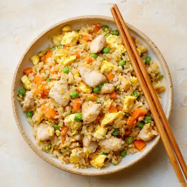 Easy Ground Chicken Fried Rice (20 Minutes) Recipe