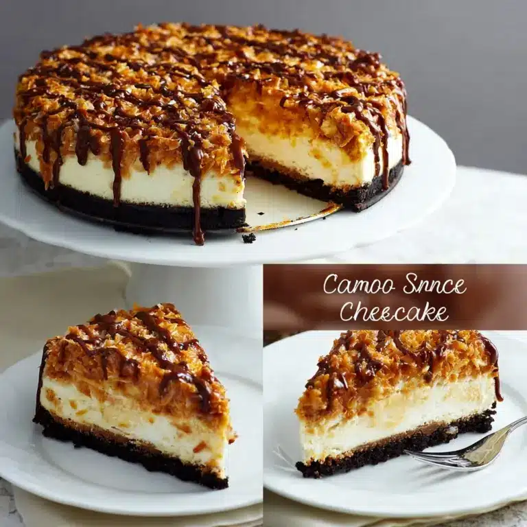 Samoa Cheesecake Recipe