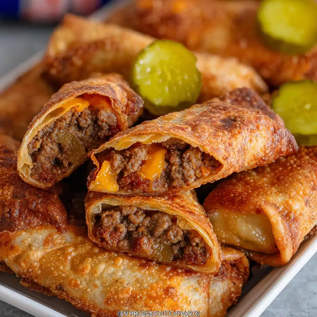 Cheeseburger Eggrolls Recipe - Recipe Image