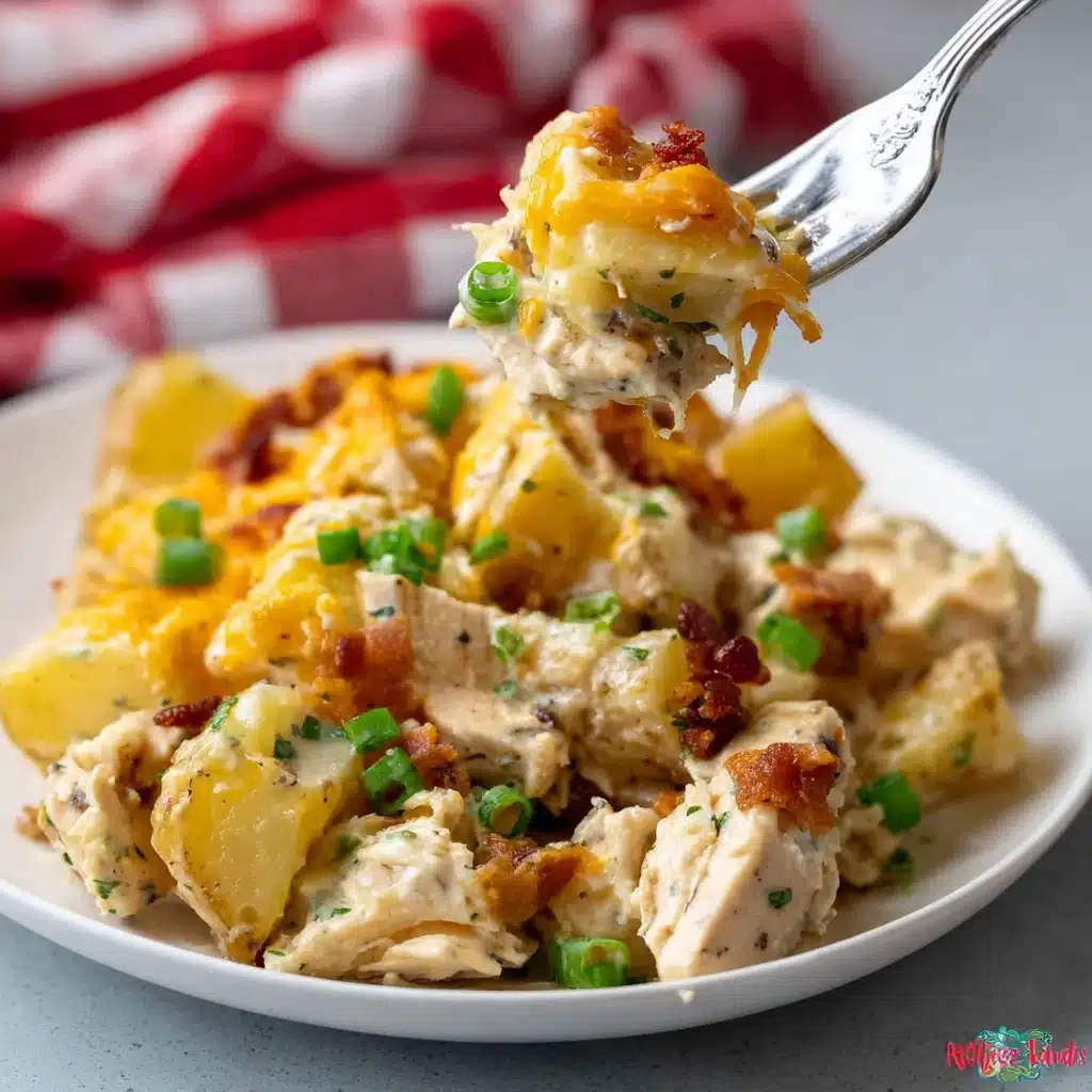 LOADED POTATO RANCH CHICKEN CASSEROLE Recipe - Recipe Image