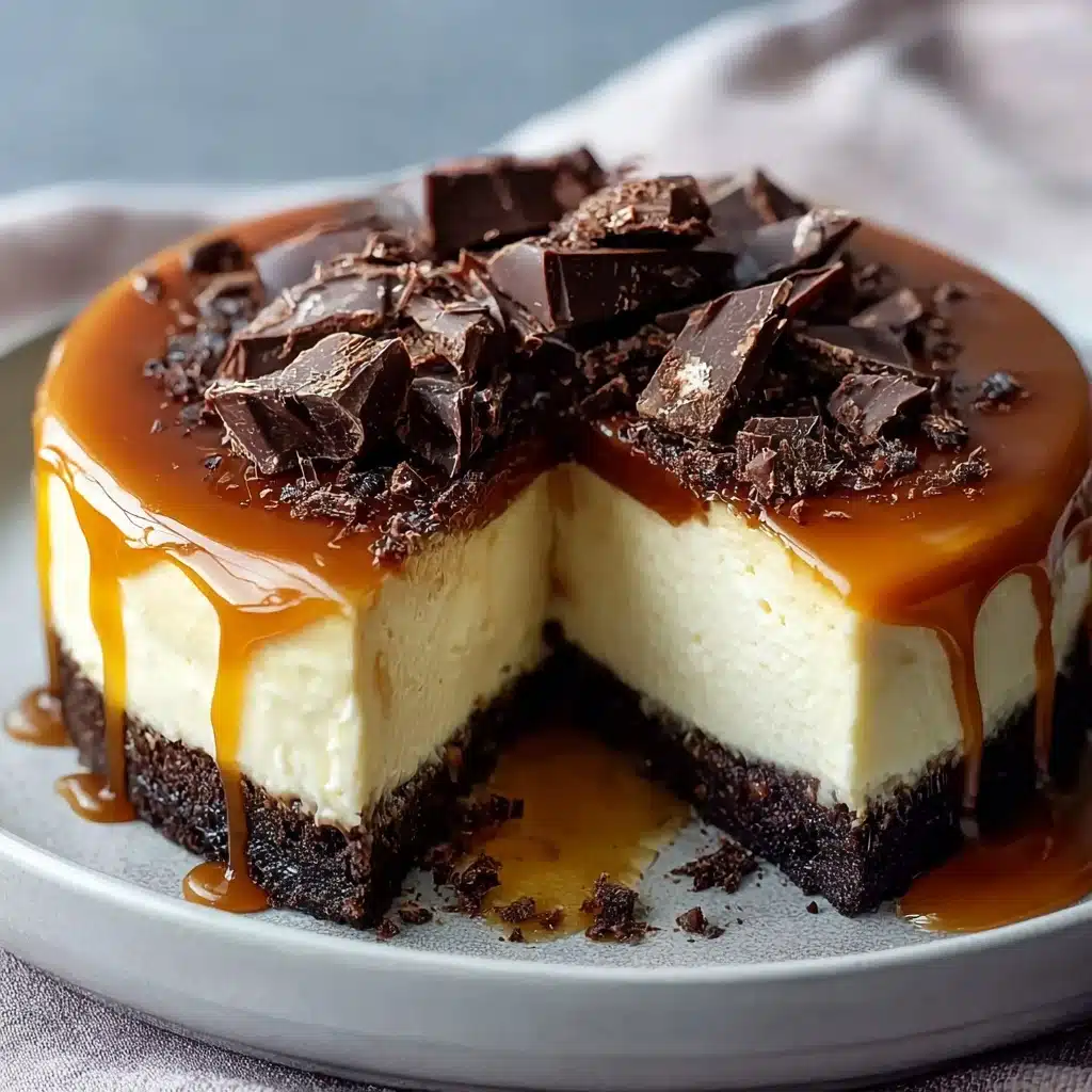 Caramel Brownie Cheesecake Recipe - Recipe Image