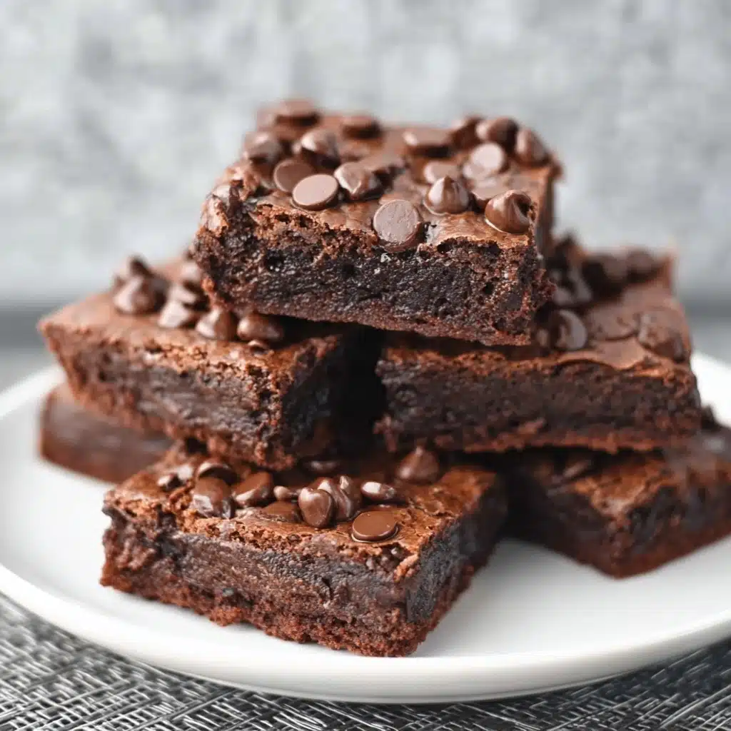 Easy Zero Sugar Brownies with Greek Yogurt Recipe - Recipe Image